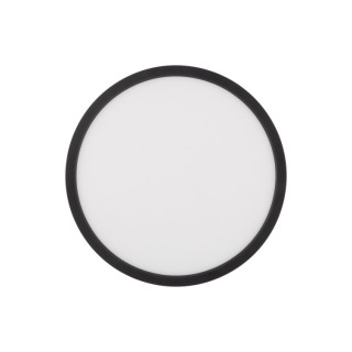 Plafonnier Aqua – blanc & noir – en plastique – style moderne et loft