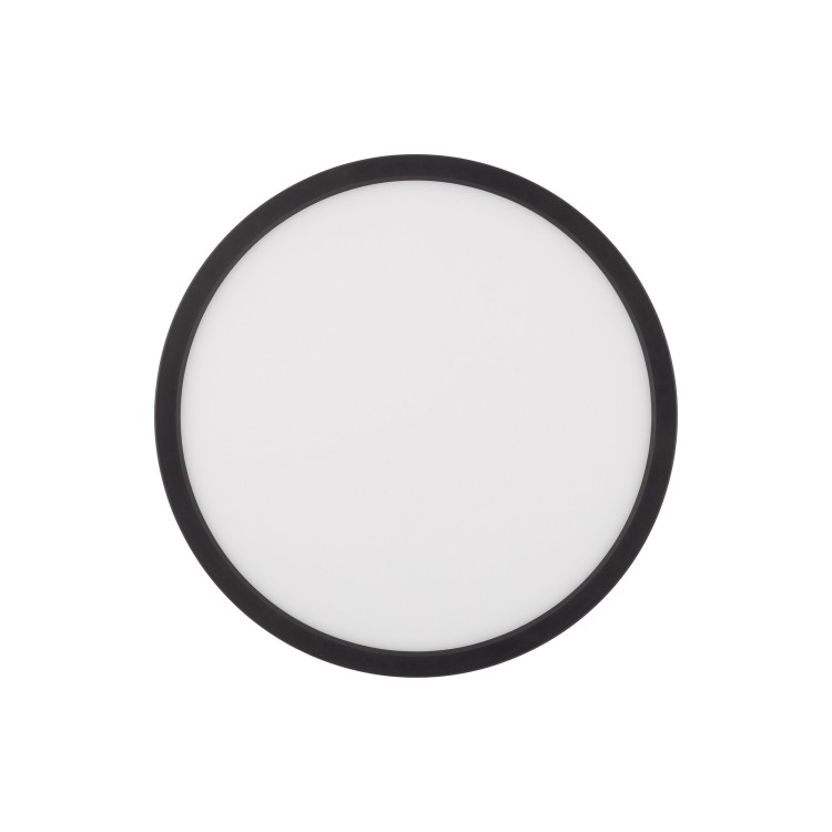 Plafonnier Aqua – blanc & noir – en plastique – style moderne et loft