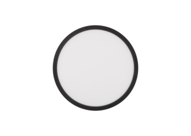 Plafonnier Aqua – blanc & noir – en plastique – style moderne et loft