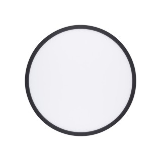 Plafonnier Aqua – blanc & noir – en plastique – style moderne et loft