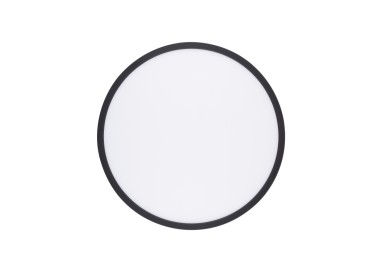 Plafonnier Aqua – blanc & noir – en plastique – style moderne et loft