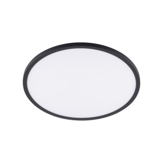 Plafonnier Aqua – blanc & noir – en plastique – style moderne et loft