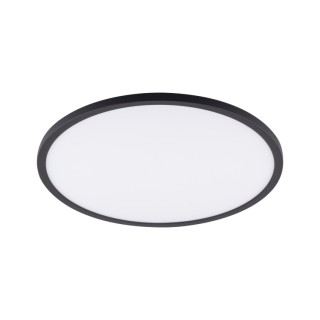 Plafonnier Aqua – blanc & noir – en plastique – style moderne et loft