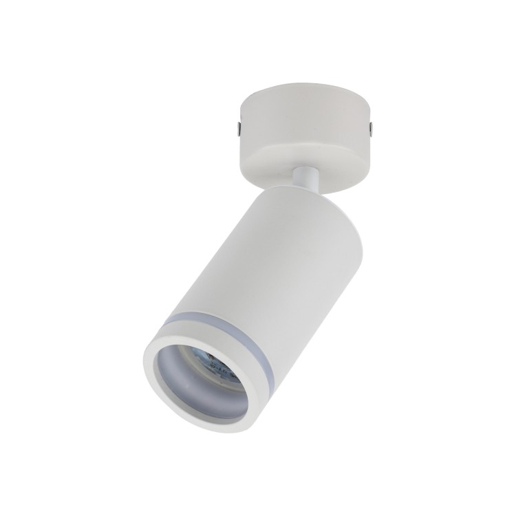 Plafonnier Jet – blanc – en métal – style moderne et loft