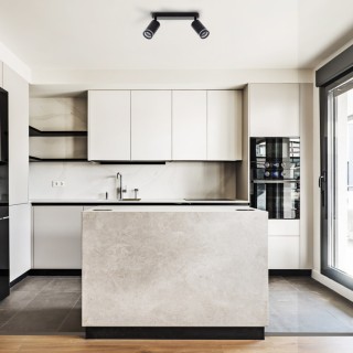 Plafonnier Jet – noir – en métal – style moderne et loft