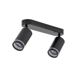 Plafonnier Jet – noir – en métal – style moderne et loft