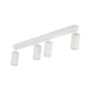 Plafonnier Jet – blanc – en métal – style moderne et loft