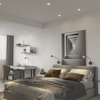 Plafonnier Jet – noir – en métal – style moderne et loft