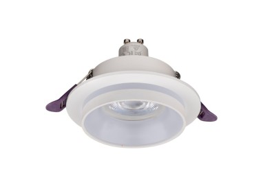 Plafonnier Jet – blanc – en métal – style moderne et loft