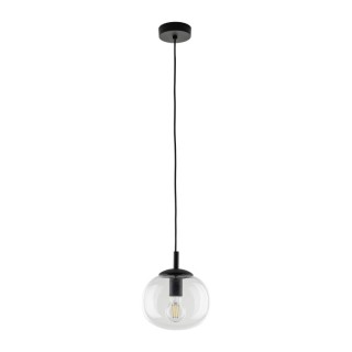 Suspension Vibe 1 lumière – noir – en métal – style loft