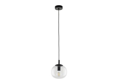 Suspension Vibe 1 lumière – noir – en métal – style loft