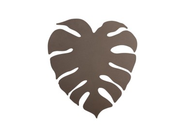 Applique murale Monstera – brun – en métal – style moderne et loft