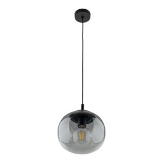Suspension Vibe 1 lumière – noir – en métal – style moderne et loft