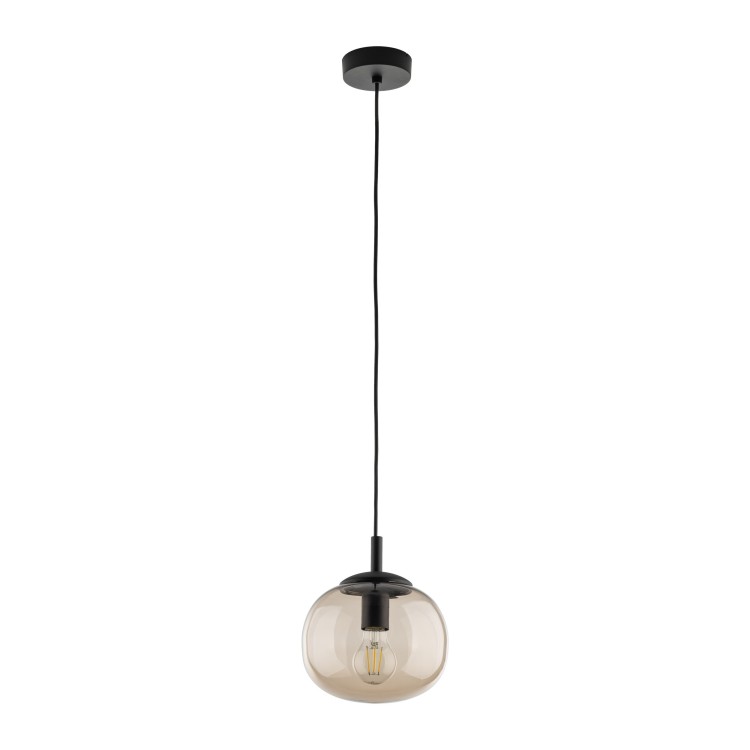 Suspension Vibe 1 lumière – noir – en métal – style moderne et loft