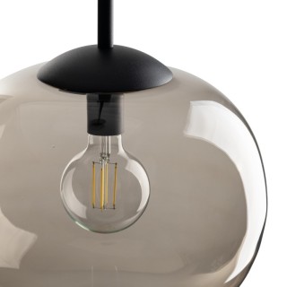 Suspension Vibe 1 lumière – noir – en métal – style moderne et loft