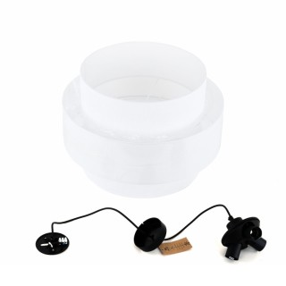 Suspension Calisto 3 lumières – noir – en plastique – style moderne et loft