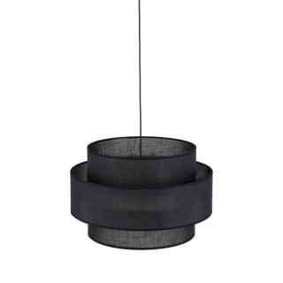 Suspension Calisto 3 lumières – noir – en plastique – style moderne et loft