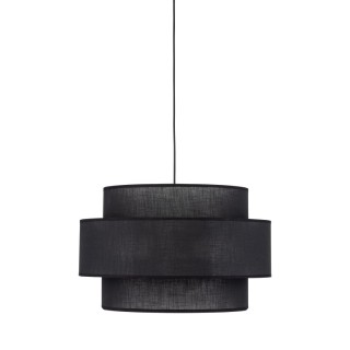 Suspension Calisto 3 lumières – noir – en plastique – style moderne et loft