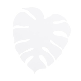 Lampe à poser Monstera – blanc – en métal – style moderne et loft