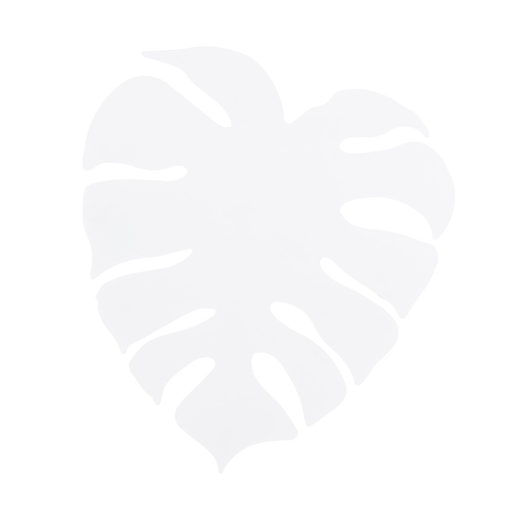 Lampe à poser Monstera – blanc – en métal – style moderne et loft