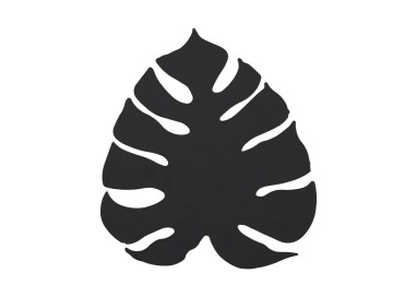 Lampe à poser Monstera – noir – en métal – style moderne et loft