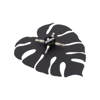 Lampe à poser Monstera – noir – en métal – style moderne et loft