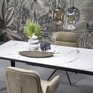 Suspension Elio 3 lumières – noir – en métal – style moderne