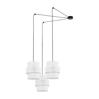 LAMPE SUSPENDUE BLANCHE CALISTO 3