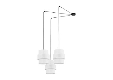 LAMPE SUSPENDUE BLANCHE CALISTO 3
