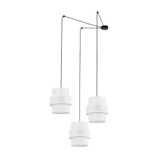 LAMPE SUSPENDUE BLANCHE CALISTO 3