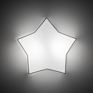 Plafonnier Star 2 lumières – blanc – en métal – style moderne