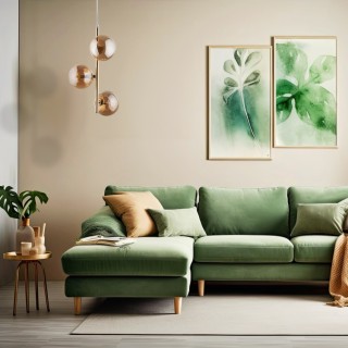 Suspension Estera 3 lumières – doré – en métal – style moderne et chic