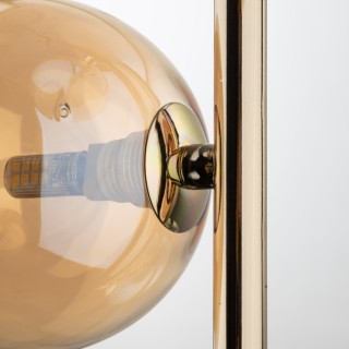 Suspension Estera 3 lumières – doré – en métal – style moderne et chic