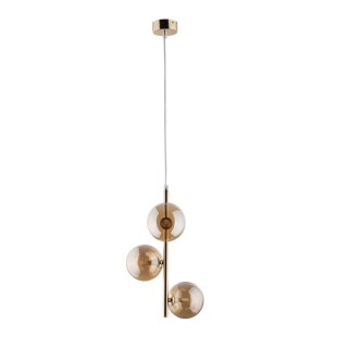 Suspension Estera 3 lumières – doré – en métal – style moderne et chic
