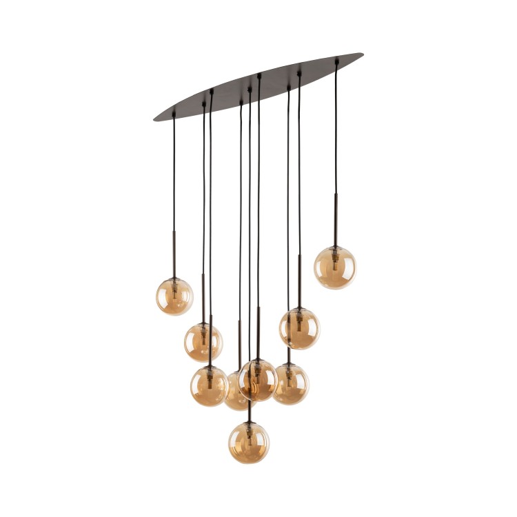 Suspension Estera – brun – en métal – style moderne