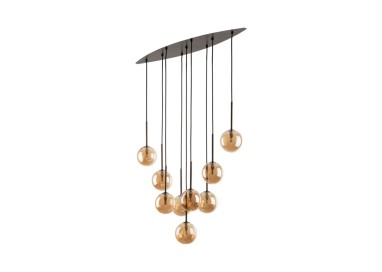 Suspension Estera – brun – en métal – style moderne