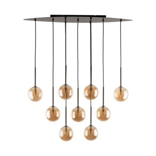 Suspension Estera – brun – en métal – style moderne