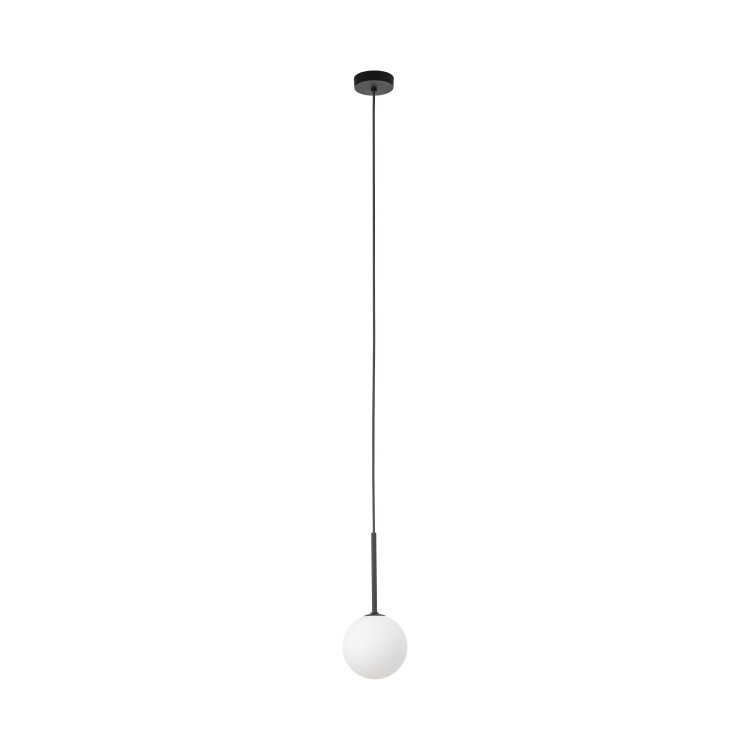Suspension Martin 1 lumière – noir – en métal – style moderne et loft