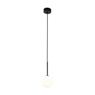 Suspension Martin 1 lumière – noir – en métal – style moderne et loft