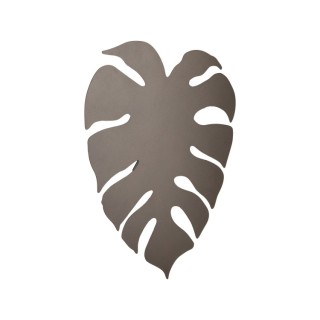 Applique murale Monstera – brun – en métal – style moderne et loft