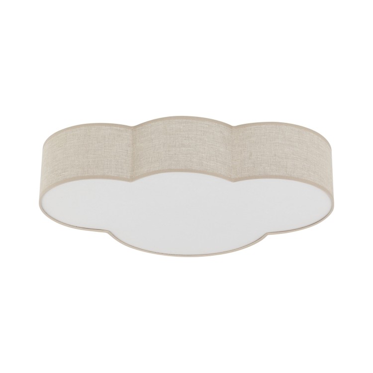 Plafonnier Cloud 4 lumières – blanc – en métal – style moderne