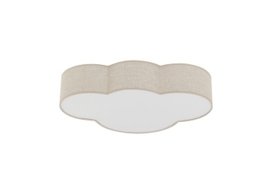 Plafonnier Cloud 4 lumières – blanc – en métal – style moderne
