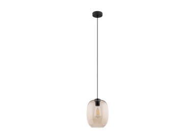 Suspension Elio 1 lumière – noir – en métal – style moderne et loft