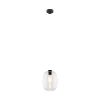 Suspension Elio 1 lumière – noir – en métal – style moderne et loft