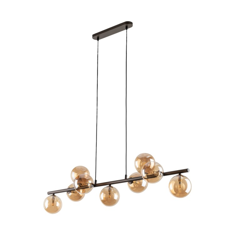 Suspension Estera – brun – en métal – style moderne