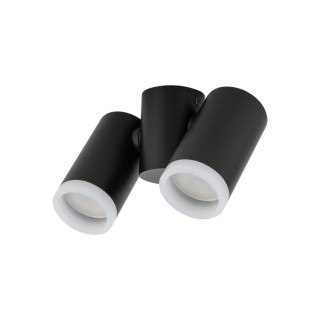 Plafonnier Jet – noir – en plastique – style moderne et loft