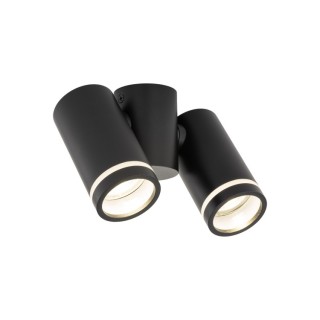 Plafonnier Jet – noir – en plastique – style moderne et loft