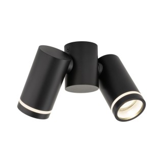 Plafonnier Jet – noir – en plastique – style moderne et loft