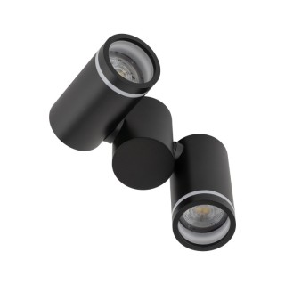 Plafonnier Jet – noir – en plastique – style moderne et loft