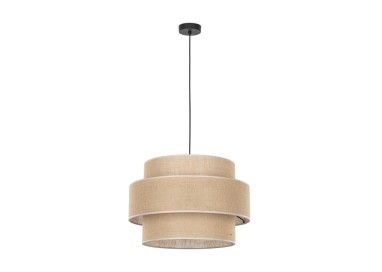 Suspension Calisto 1 lumière – noir – en plastique – style moderne